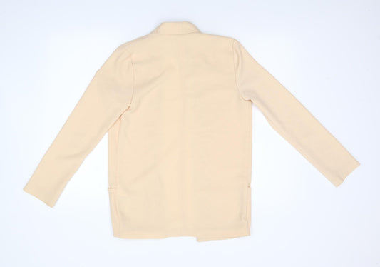Pieces Womens Orange Jacket Blazer Size XS