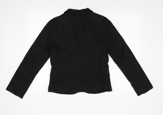Evie Collection Womens Black Jacket Blazer Size 14