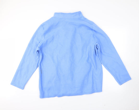 Preworn Womens Blue Full Zip Jumper Size XL