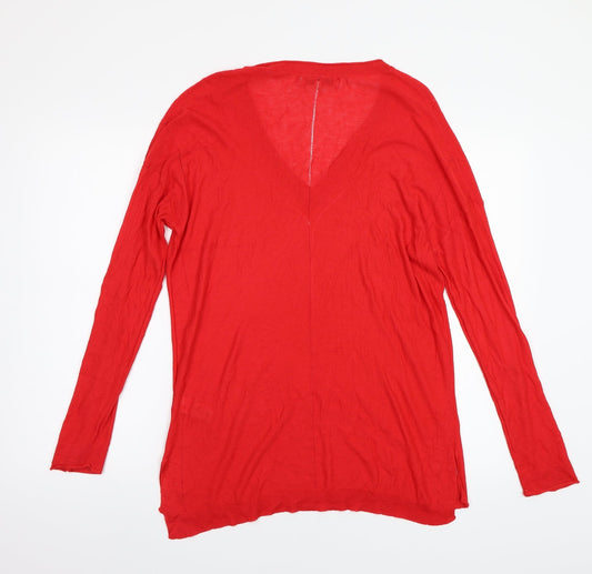 NEXT Womens Purple Henley Jumper Size 16