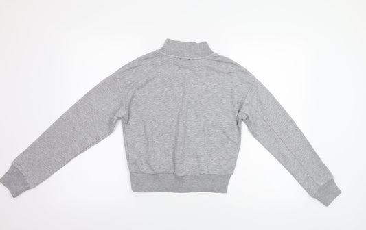 Bershka Womens Grey Sweatshirt Size S