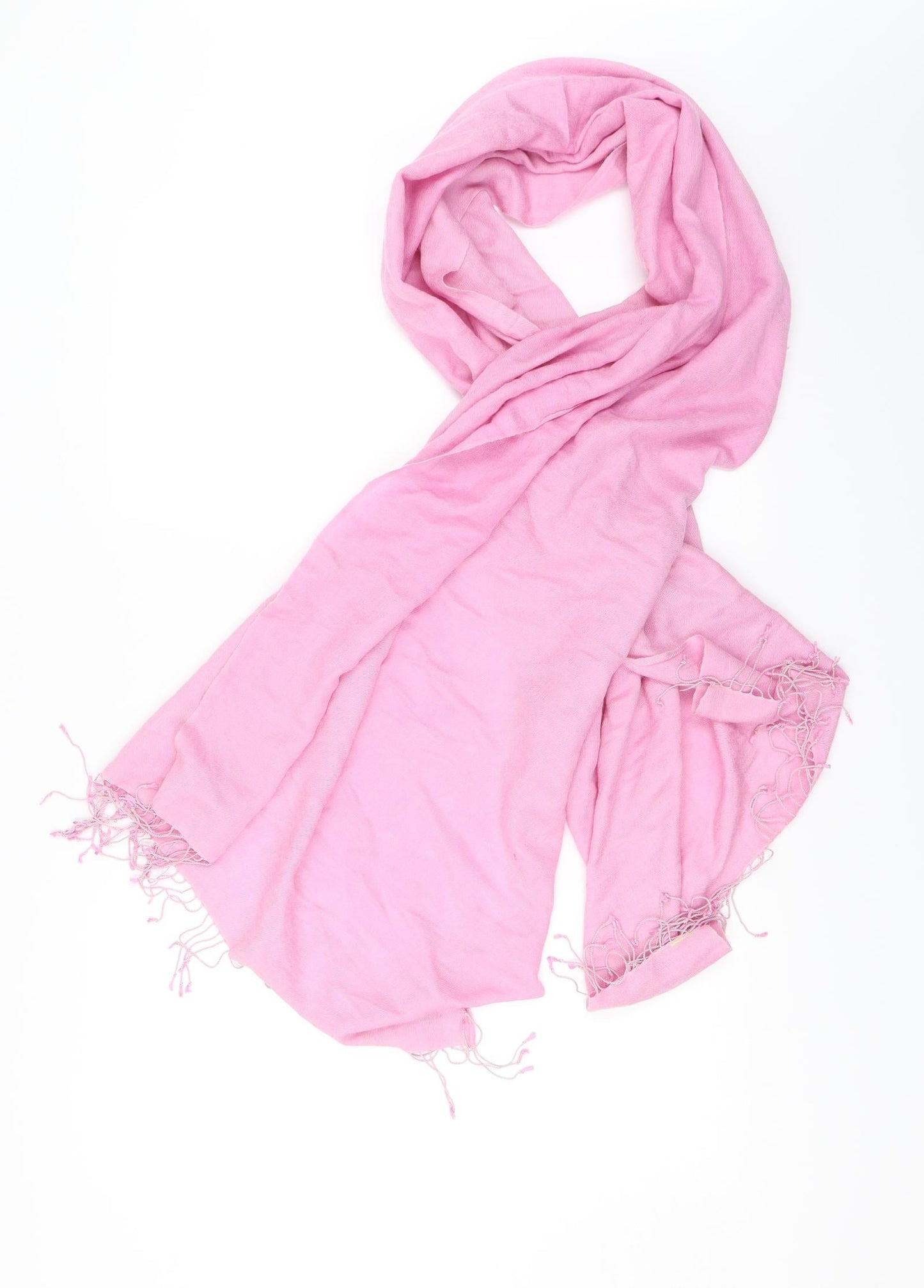 Preworn Unisex Pink Scarf