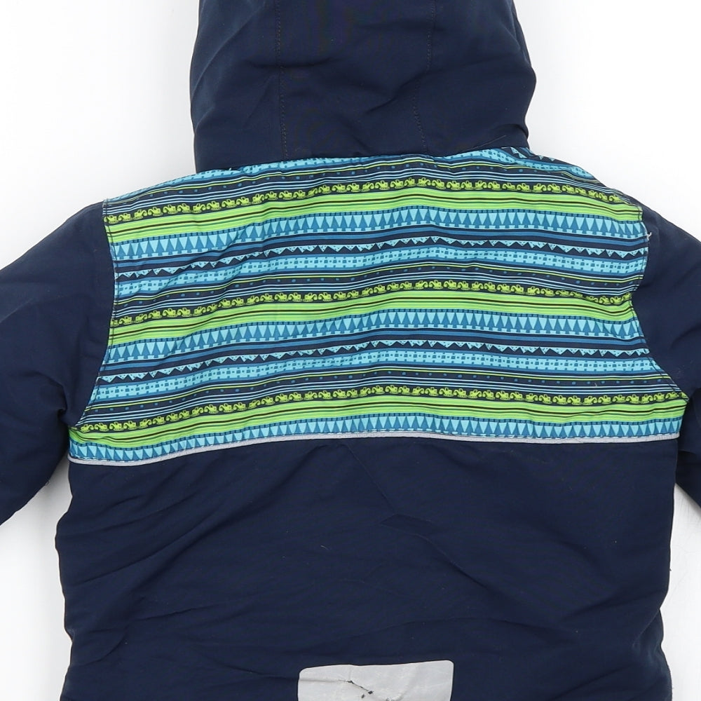 Topo Mini Boys Blue Ski Jacket Jacket Size 2 Years