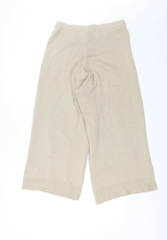Nasty Gal Womens Beige Bloomer Trousers Size M L21 in
