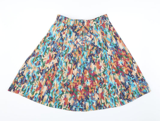 Preworn Womens Multicoloured Swing Skirt Size 30 in