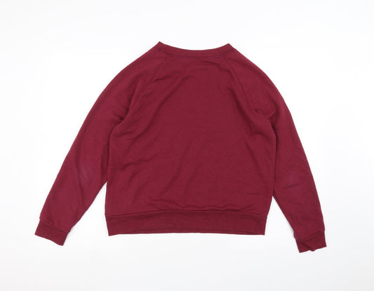 H&M Womens Red Pullover Jumper Size M