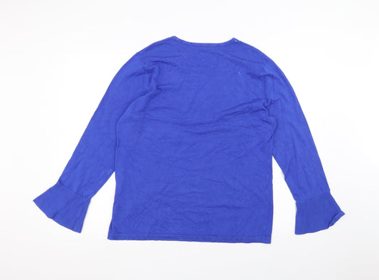 Gerry Weber Womens Blue Basic T-Shirt Size 16