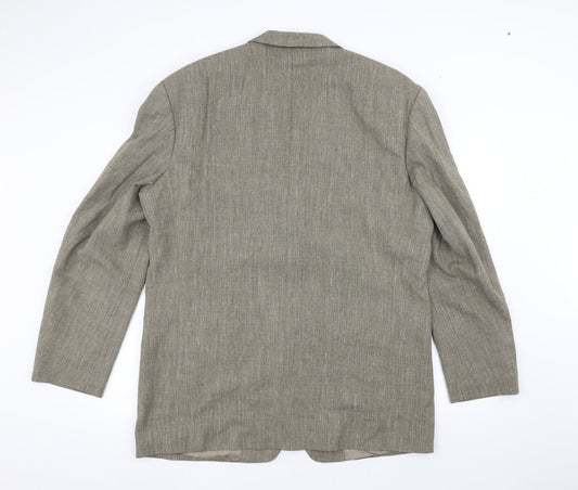 Preworn Mens Brown Jacket Suit Jacket Size 42
