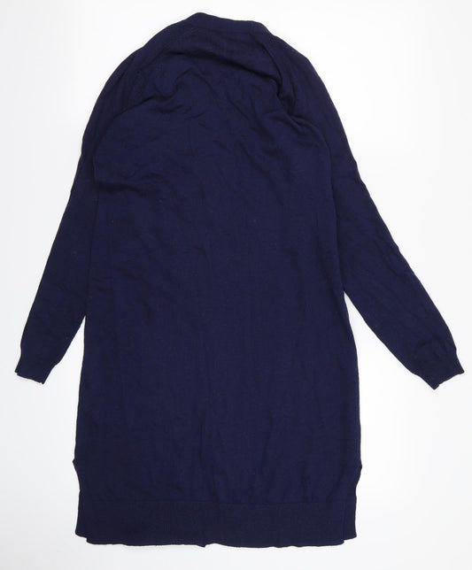Preworn Womens Blue Cardigan Jumper Size 12
