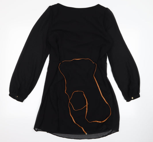 Atmosphere Womens Black Rayon T-Shirt Dress Size M