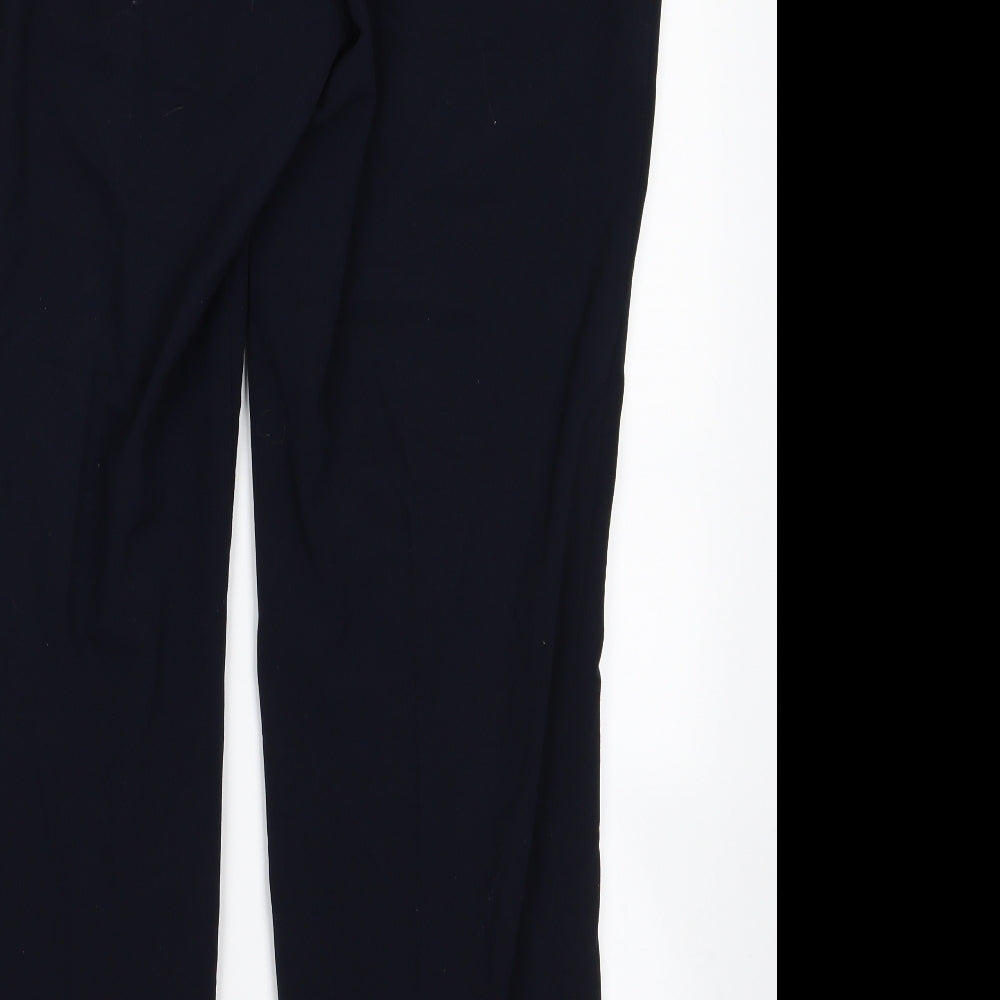 m&s Womens Blue Trousers Size 18 L24 in