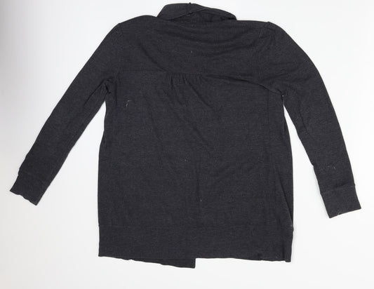 M&S Womens Grey Cardigan Jumper Size 10