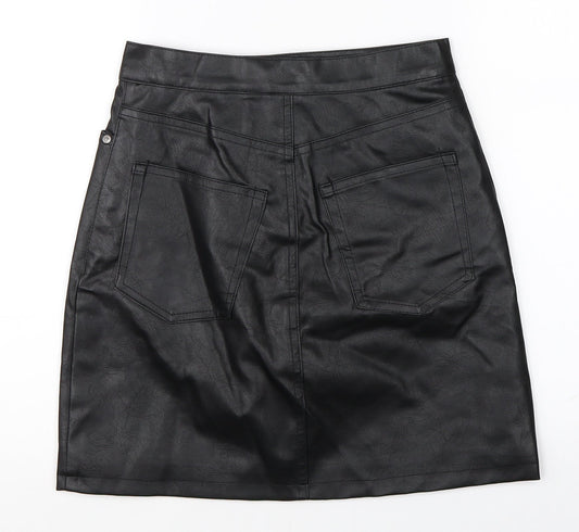 Divided Womens Black Mini Skirt Size 4