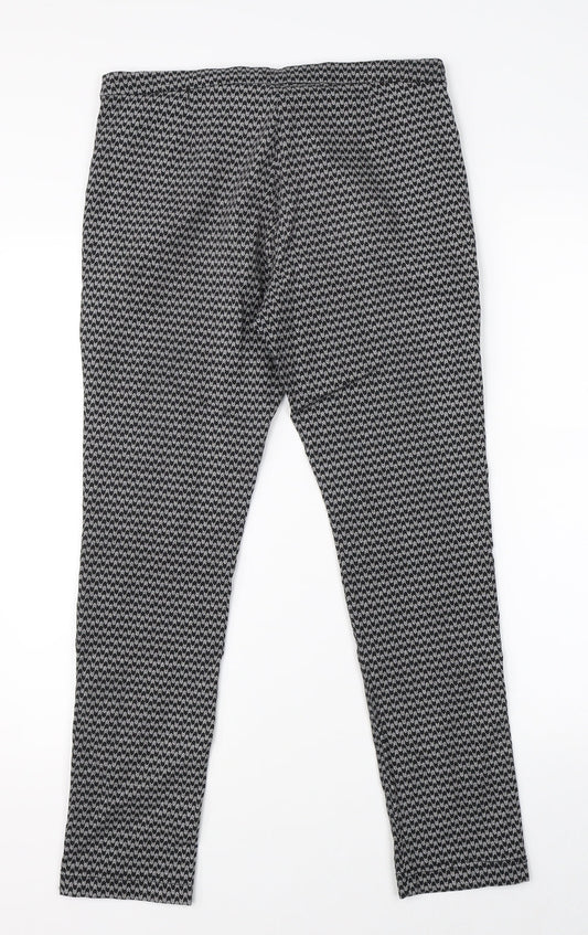 Red Herring Womens Multicoloured Herringbone Trousers Size 12 L25 in