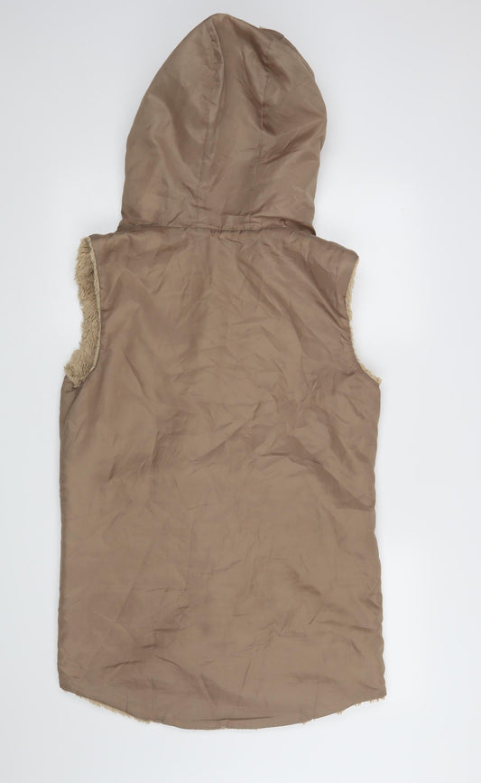 Oasis Womens Beige Jacket Size M