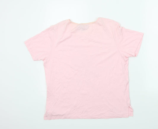 casamia Womens Pink Basic T-Shirt Size M