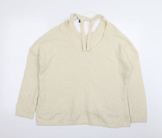 Primark Womens Beige Pullover Jumper Size 10