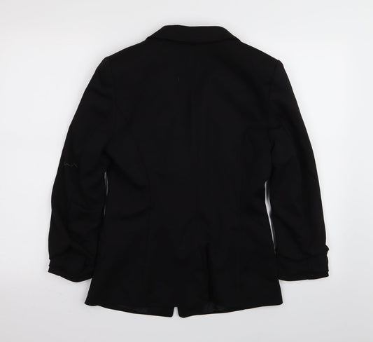 H&M Womens Black Jacket Blazer Size 10