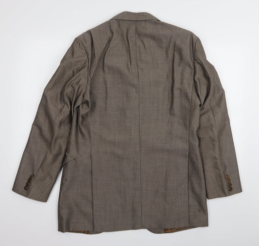 alexandre Mens Brown Jacket Blazer Size 36