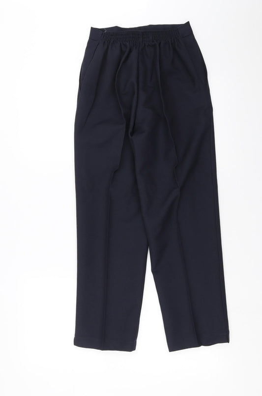 Preworn Womens Blue Trousers Size 12 L26 in