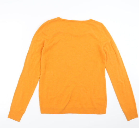 Sainsburys Womens Orange Pullover Jumper Size 10