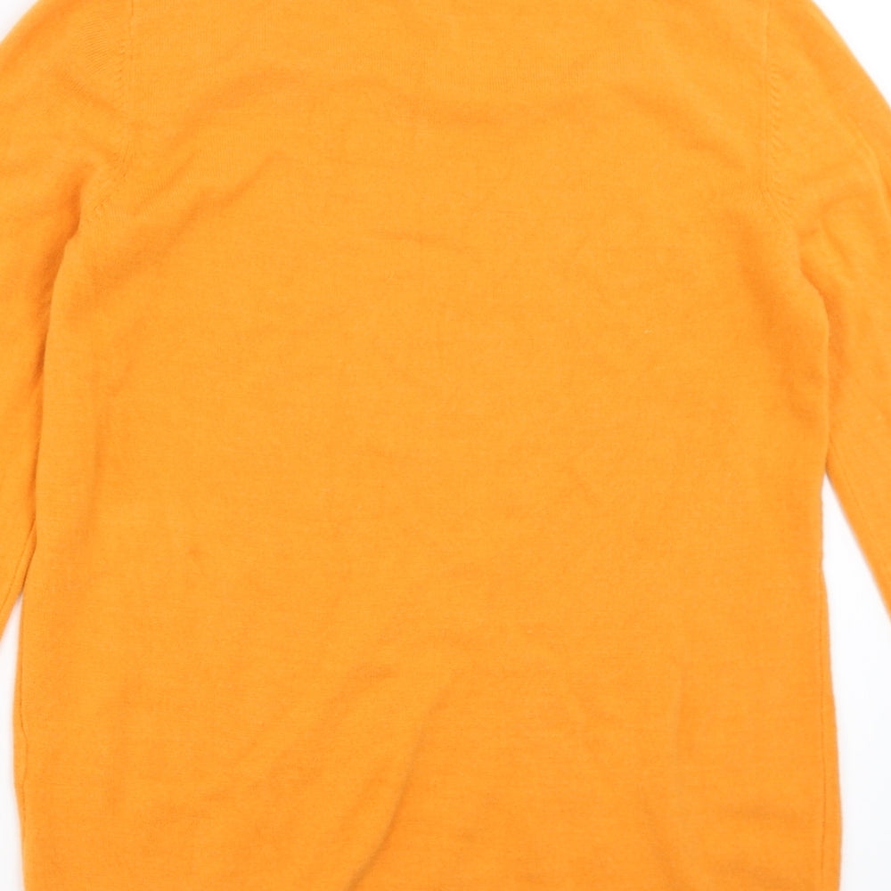 Sainsburys Womens Orange Pullover Jumper Size 10