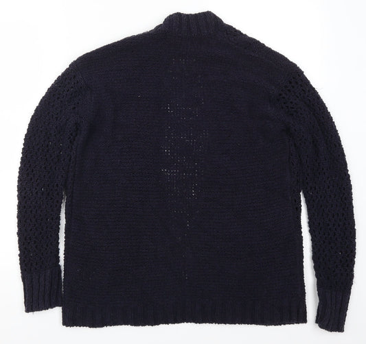 Marks and Spencer Womens Blue Knit Cardigan Jumper Size S