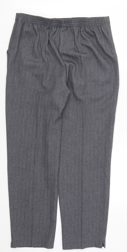 Preworn Womens Grey Trousers Size 30 in L27 in