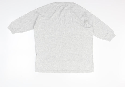 F&F Womens Grey Pullover Jumper Size 12