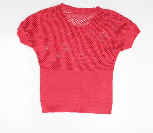 Body Flirt Womens Red Pullover Jumper Size 10