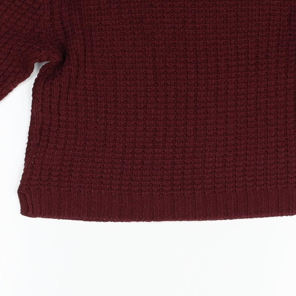 Select Womens Red Pullover Jumper Size 10