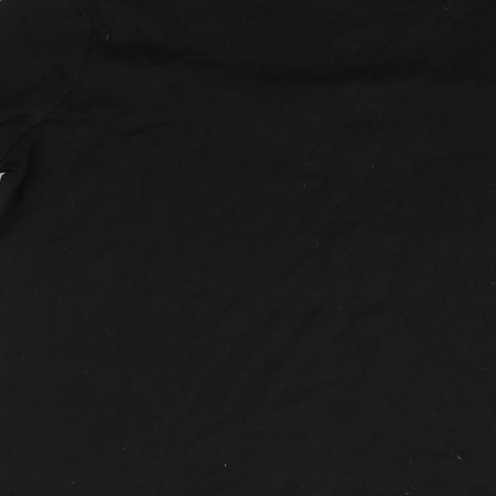 BEING CASUAL Womens Black Pullover Jumper Size 16