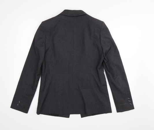 Papaya Womens Grey Jacket Blazer Size 10
