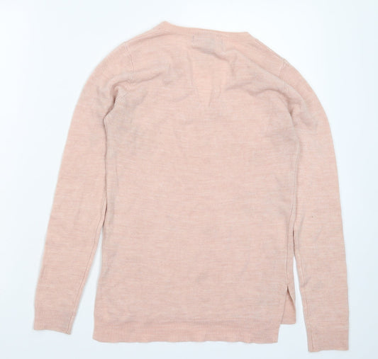 Atmosphere Womens Pink Knit Pullover Jumper Size 4