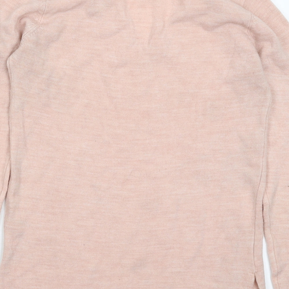Atmosphere Womens Pink Knit Pullover Jumper Size 4