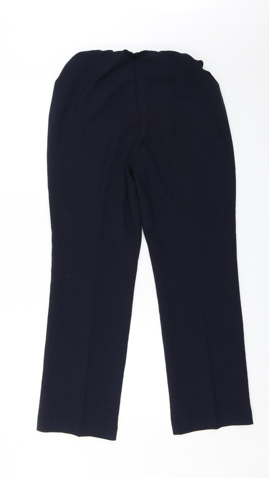 Bonmarché Womens Blue Trousers Size 10 L27 in