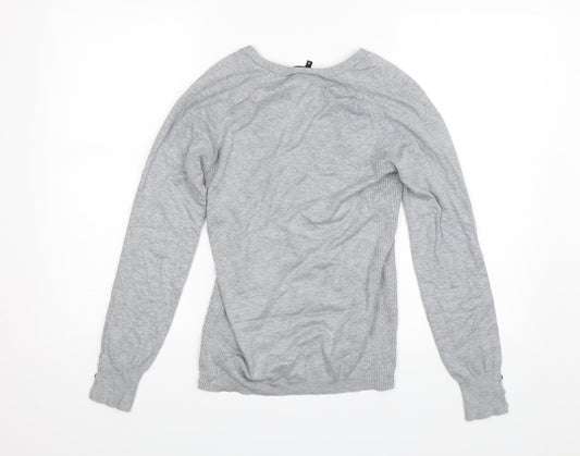 Payaya Womens Grey Pullover Jumper Size 8