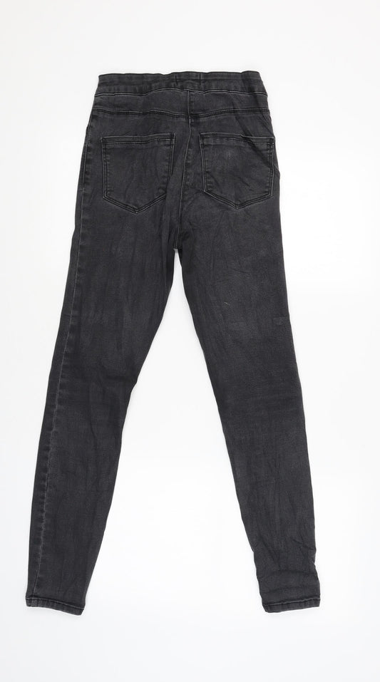 Denim Womens Grey Straight Jeans Size 8 L28 in