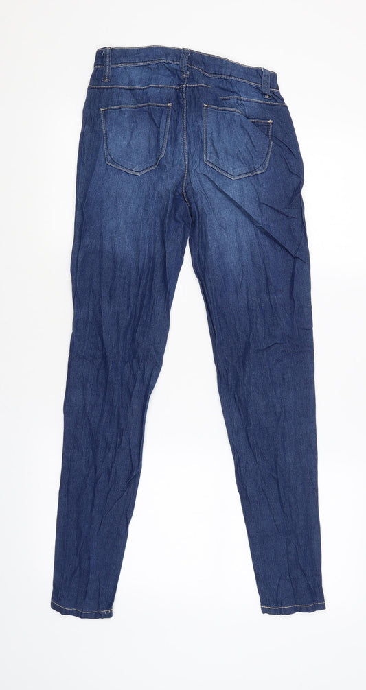 denim.co Womens Blue Straight Jeans Size 8 L28 in