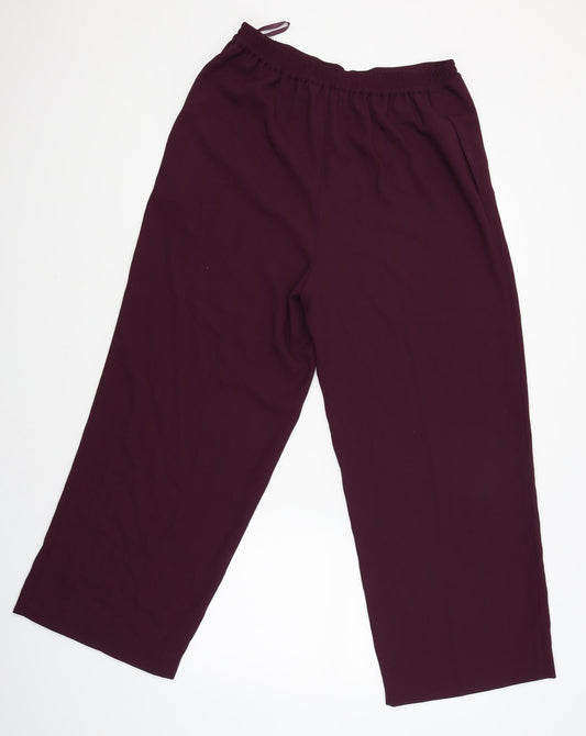 Jumper Womens Red Capri Trousers Size 14 L30 in