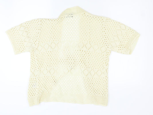 gazelle Womens Ivory Shrug Jumper Size S