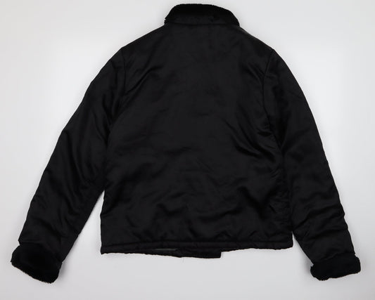 Preworn Womens Black Jacket Size 40
