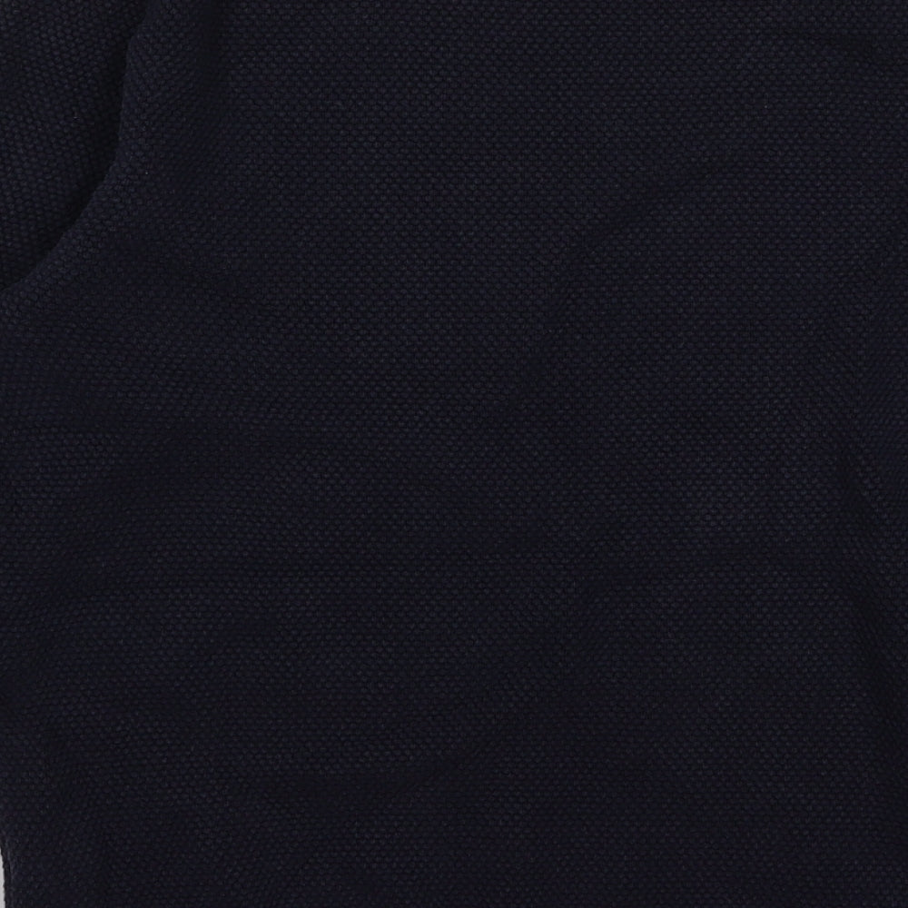 Brand and care label for Red Herring women’s blue jumper, size L