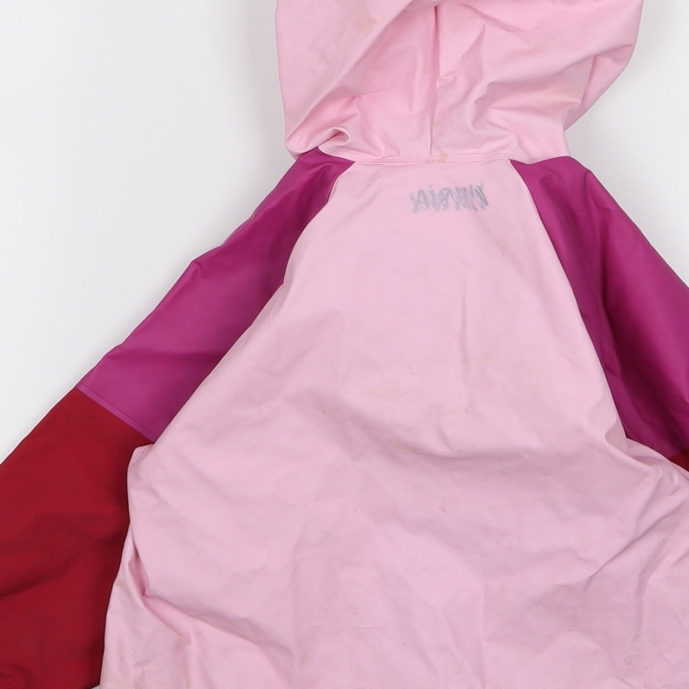 Brand and care label for cirrus Baby Pink Rain Coat Jacket, size 12, Months