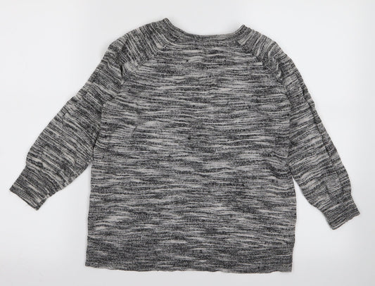 Preworn Womens Grey Basic T-Shirt Size M