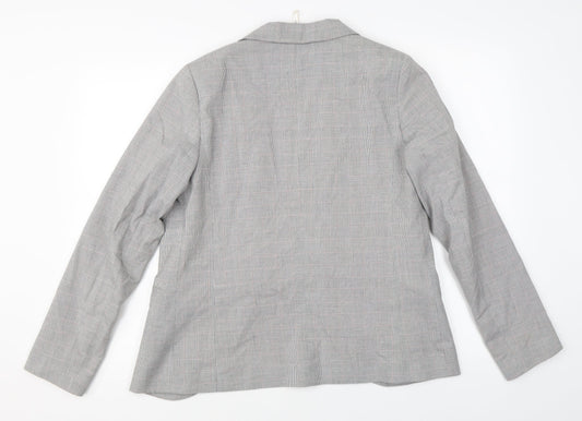 Dorothy Perkins Womens Grey Jacket Blazer Size 10