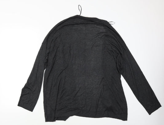 H&M Womens Grey Cardigan Jumper Size M