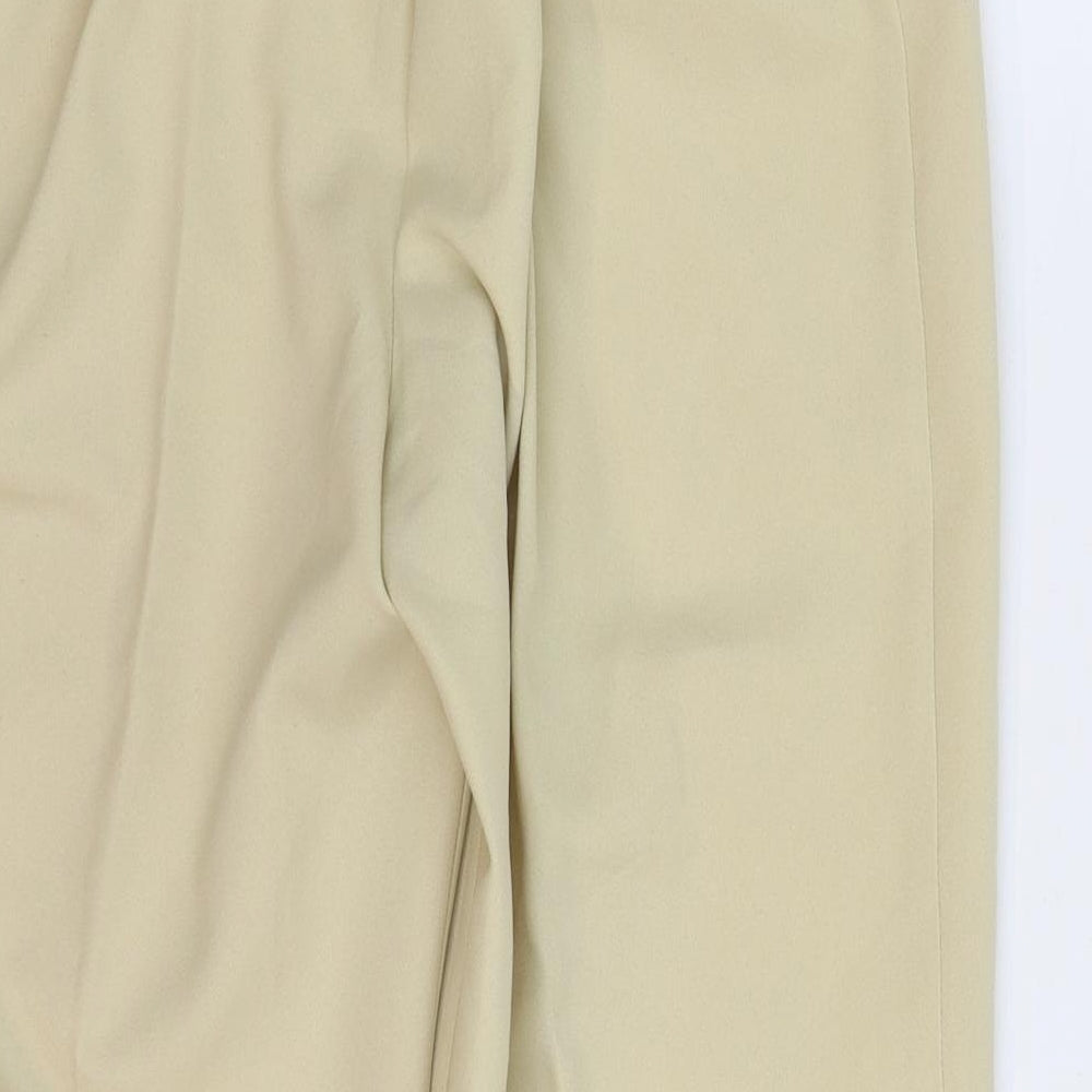 Preworn Womens Beige Trousers Size 16 L26 in