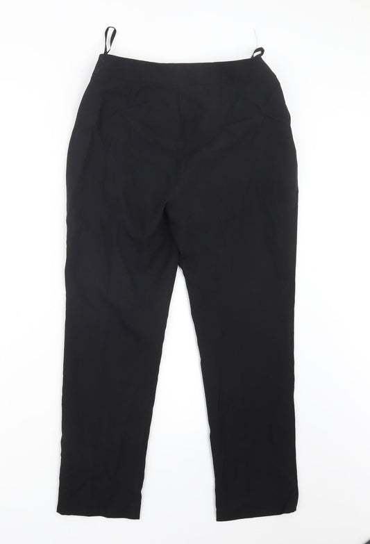 Bonmarché Womens Black Trousers Size 10 L25.5 in