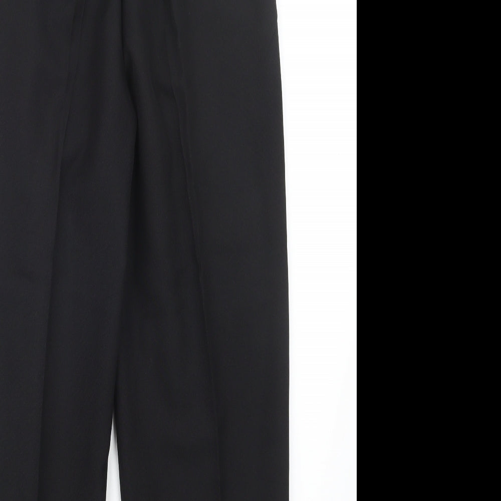 BM Womens Black Trousers Size 10 L25 in